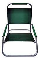 Seasonal Trends F2S018-GREEN Beach Chair, 18.1 in W, 23 in D, 21.65 in H, Steel Frame, Silver Frame, Pack of 6