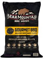 Bear Mountain Craft Blends FK90 BBQ Pellet, 20 in L, Wood, 20 lb Bag