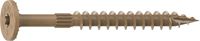 Camo 0360174 Structural Screw, 1/4 in Thread, 3 in L, Flat Head, Star Drive, Sharp Point, PROTECH Ultra 4 Coated, 50