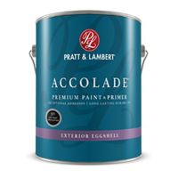 Pratt & Lambert Accolade Z4500 0000Z4580-20 Exterior Premium Paint and Primer, Eggshell, Bright White, 5 gal