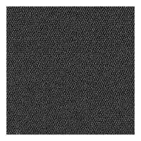 Foss Floors 7ND4N0916PK Carpet Tile, 18 in L Tile, 18 in W Tile, Hobnail Pattern, Pattern, Black Ice