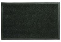 Fanmats 27390 Ribbed Utility Mat, 28 in L, 18 in W, Polypropylene Rug, Black