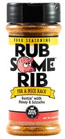BBQ SPOT Rub Some OW85335 Seasoning Rib, Honey, Sriracha Flavor, 6.2 oz