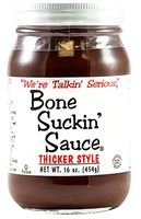 Bone Suckin BS00600 Thicker Style Barbecue Sauce, 16 oz Jar
