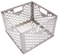 Oklahoma Joes 5279338P04 Charcoal Firebox Basket, Stainless Steel, Silver  4 Pack