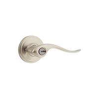 Kwikset Signature Series 740TNL 15SMTRCAL/R Entry Lever, Satin Nickel, Zinc, Residential, Re-Key Technology: SmartKey 