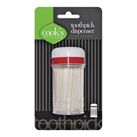 Cooks Kitchen 8243 Toothpick with Dispenser, Natural Wood, Pack of 3 