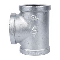 ProSource 11A-2G Pipe Tee, 2 in, FIPT, Malleable Steel, SCH 40 Schedule, 300 psi Pressure 