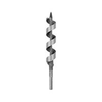 Irwin 49915 Power Drill Auger Bit, 15/16 in Dia, 7-1/2 in OAL, Solid Center Flute, 1-Flute, 5/16 in Dia Shank 