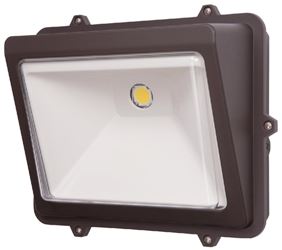 Cooper Lighting WP8050LBZ Wall Pack, 120 V, 76 W, LED Lamp, 8600 Lumens Lumens, 5000 K Color Temp, Aluminum Fixture 