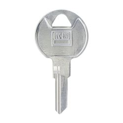 Hy-Ko 11010TM8 Key Blank, Brass, Nickel-Plated, For: Trimark TM8 Locks, Pack of 10 