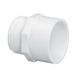 IPEX 435605 Pipe Adapter, 1-1/4 in, Socket x MPT, PVC, SCH 40 Schedule 
