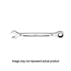 Milwaukee 45-96-9314 Ratcheting Combination Wrench, Metric, 14 mm Head, 7.8 in L, 12-Point, Steel, Chrome 