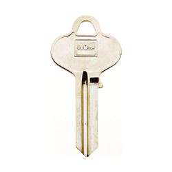 Hy-Ko 11010RU4 Key Blank, Brass, Nickel, For: Russwin and Corbin Cabinet, House Locks and Padlocks, Pack of 10 