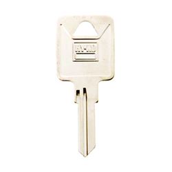 Hy-Ko 11010TM3 Key Blank, Brass, Nickel, For: Trimark Cabinet, House Locks and Padlocks, Pack of 10 