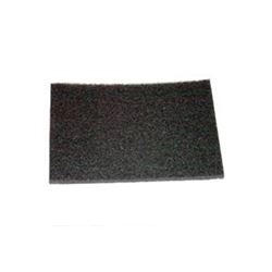 Essex Silver Line 1218THKB Floor Stripping Pad, 12 in L, 18 in W, Pack of 5 