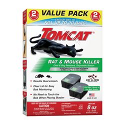 Tomcat 4388404 Mouse Killer Disposable Station, 4 oz Bait 