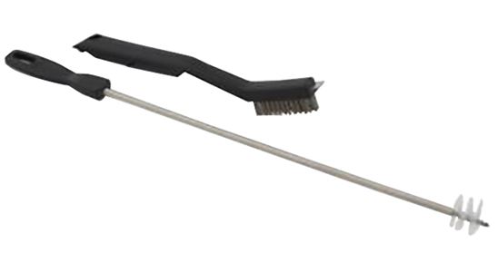 GrillPro 77311 Brush Set, Nylon/Stainless Steel Bristle, Resin Handle - VORG1399344
