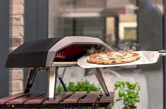 Ooni Koda 12 UU-P06A00 Pizza Oven, 15.55 in W, 23.3 in D, 11-3/4 in H, Propane, 13,648 Btu, Carbon Steel - VORG8109456