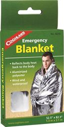 COGHLANS 8235 Emergency Blanket, Aluminized Polyester 
