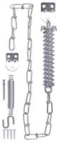 ProSource 15001-U-PS Door Stop Chain Kit, 15-1/2 in L, Steel, Zinc, Steel String and Chain Link 