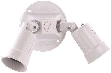 Hubbell 5625-1 Lamp Holder, 120 V, 75 to 150 W, White 