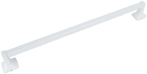 Boston Harbor L3624-51-073L Towel Bar, 24 in L Rod, White, Surface Mounting 