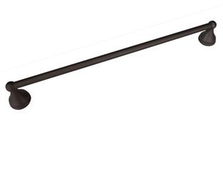 Boston Harbor L5024-50-103L Towel Bar, 24 in L Rod, Oil-Rubbed Brass, Surface Mounting 