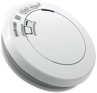 First Alert 1039772 Smoke and Fire Alarm, 9 V, Photoelectric Sensor, 10 ft Detection, 85 dB, Alarm: Audible, White 