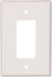 Eaton Wiring Devices 2751W-BOX Wallplate, 5-1/4 in L, 3-1/2 in W, 1 -Gang, Thermoset, White, High-Gloss, Pack of 10 