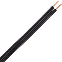 CCI 552670508 Cable, 2 -Conductor, 500 ft L, Copper Conductor, PVC Insulation, PVC Sheath, Black Sheath, 18 A