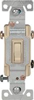 Eaton 1303-7V-10-L Toggle Switch, 15 A, 120 V, 3-Position, Push-In Terminal, Polycarbonate Housing Material, Ivory 