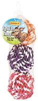 TOY PET ROPE-BALL 3CT 