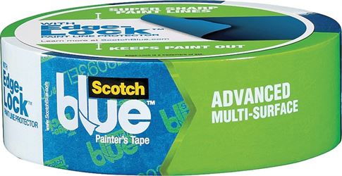ScotchBlue Sharp Lines 2093-36NC Painters Tape with Edge-Lock, 60 yd L, 1.41 in W, Blue 