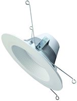 ETI 5346192 Recessed Downlight, 120 VAC, LED Lamp, White 