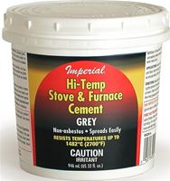 Imperial KK0284-A Stove and Furnace Cement, 32 oz Tub 