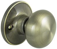 ProSource Dummy Knob, TF Design, 1-3/8 to 1-3/4 in Thick Door, Stainless Steel, 65.7 mm Rose/Base 
