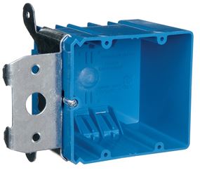 Carlon B234ADJ Outlet Box, Clamp Cable Entry, Bracket Mounting, PVC