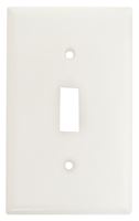 WALL PLATE TOGGLE 1GANG WHITE, Pack of 25 