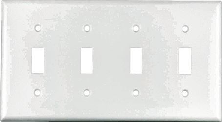 Eaton Wiring Devices 2154w-box Wht Switch Plate 4g 