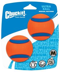 Aspen Pet 17001 Ball Chuckit 2 Pk  Med 2 Pack 