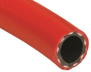 Abbott Rubber T18025001 Contractor Grade Air Hose, 1/4 in ID, 200 ft L, PVC/Polyester, Red 
