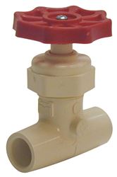 B & K 105-224 Stop Valve, 3/4 in Connection, Solvent Weld, 100 psi Pressure, CPVC Body 