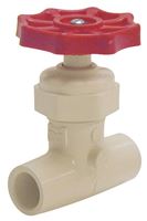 B & K 105-223 Stop Valve, 1/2 in Connection, Solvent Weld, 100 psi Pressure, CPVC Body 