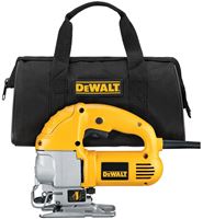 DeWALT DW317K Jig Saw Kit, 5.5 A, 1 in L Stroke, 0 to 3000 spm, Includes: Contractor Bag, DW317 Jig Saw 