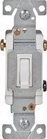 Eaton 1303-7W-10-L Toggle Switch, 15 A, 120 V, 3-Position, Push-In Terminal, Polycarbonate Housing Material, White 