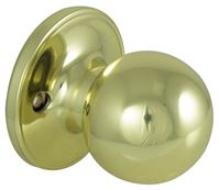 ProSource Dummy Knob, T3 Design, 1-3/8 to 1-3/4 in Thick Door, Brass, 65.7 mm Rose/Base 