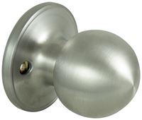 ProSource Dummy Knob, T3 Design, 1-3/8 to 1-3/4 in Thick Door, Stainless Steel, 65.7 mm Rose/Base 