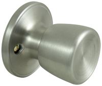 ProSource Dummy Knob, Tulip Design, 1-3/8 to 1-3/4 in Thick Door, Stainless Steel, 65.7 mm Rose/Base 
