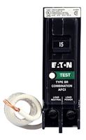 Eaton BRP115AF Circuit Breaker, Type BR Combination AFCI, 15 A, 1-Pole, 120 V, Plug 